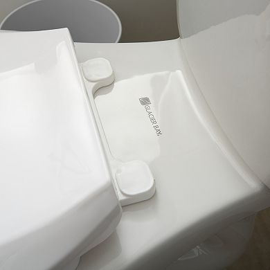 Bath Bliss Deluxe Beveled Round Toilet Seat