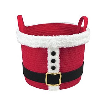 Merry and Bright Santa Storage Bin
