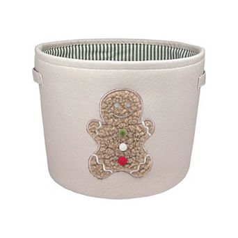 Merry and Bright Gingerbread Storage Bin