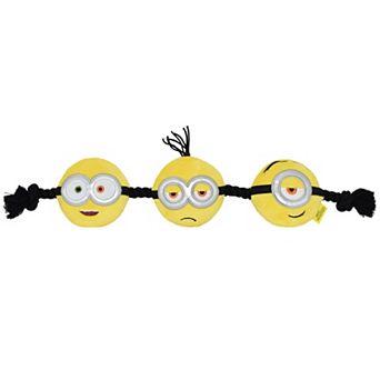 Multipet Minion Rope & Plush Toys 3-Pack