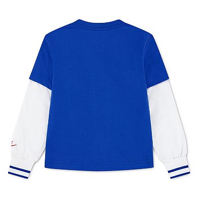 Boys 4-7 Nike Sport Twofer Oversized Long Sleeve Top