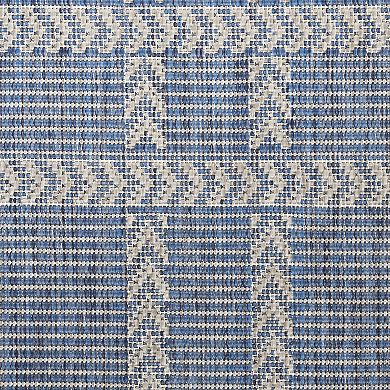 Nourison Horizon Indoor/Outdoor Modern Grid Rug