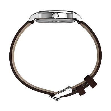 Timex Weekender Kids' Peanuts Snoopy Baseball Leather Strap Watch - TW2Y51500