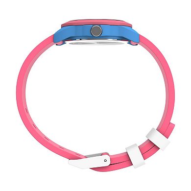 Timex® Kid's Time Teacher Hearts & Butterflies Silicone Strap Watch - TW2Y59700