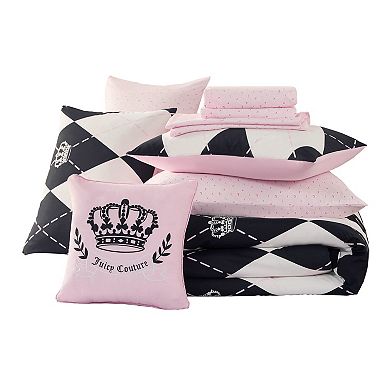 Juicy Couture Royal Argyle Reversible BIAB 8-Piece Set