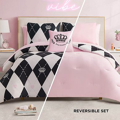 Juicy Couture Royal Argyle Reversible BIAB 8-Piece Set