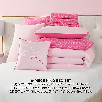 Juicy Couture Pearly Bows Reversible BIAB 8-Piece Set
