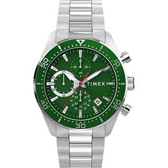 Timex® Men's Ridgefield Chronograph Stainless Steel Watch - TW2Y62100