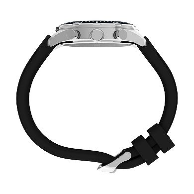 Timex Men's Stainless Steel Chronograph Silicone Strap Watch - TW2Y62300