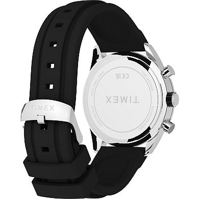 Timex Men's Stainless Steel Chronograph Silicone Strap Watch - TW2Y62300