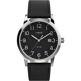 Timex® Men's Main Street Leather Strap Watch - TW2Y67400
