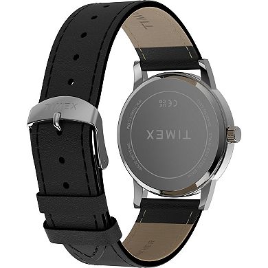Timex® Men's Main Street Leather Strap Watch - TW2Y67400