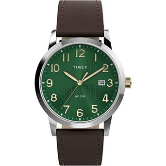 Timex® Men's Main Street Leather Strap Watch - TW2Y67600
