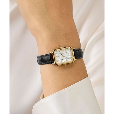 Timex® Vivienne Women's Leather Strap Analog Watch - TW2Y71900