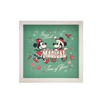 St. Nicholas Square® Disney's Mickey Mouse & Minnie Mouse Holiday Caption Box Table Decor