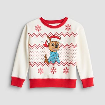 Baby & Toddler Jumping Beans® Paw Patrol Chase Santa Hat Graphic Pullover Sweatshirt
