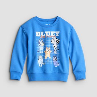 Baby & Toddler Boy Jumping Beans® Bluey & Friends Soft Fleece Crew Sweatshirt