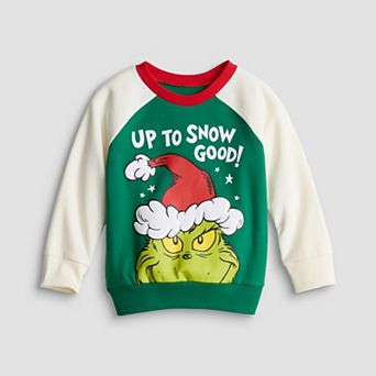 Baby & Toddler Jumping Beans® The Grinch Up To Snow Good Graphic Pullover Sweatshirt