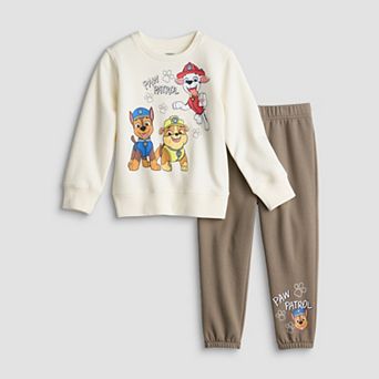 Baby Boy & Toddler Jumping Beans® Paw Patrol 2 pc Fleece Crewneck Sweatshirt & Pants Set