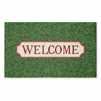 Stupell Home Decor Curled Ivy Vines Welcome Doormat