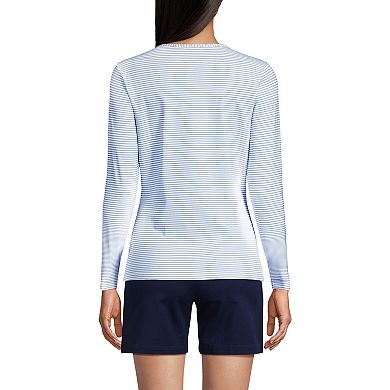 Women's Tall Lands' End Long Sleeve Crewneck Garden Top
