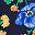 Navy Poppy Floral