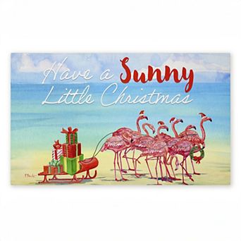Stupell Home Decor Have a Sunny Little Christmas Doormat