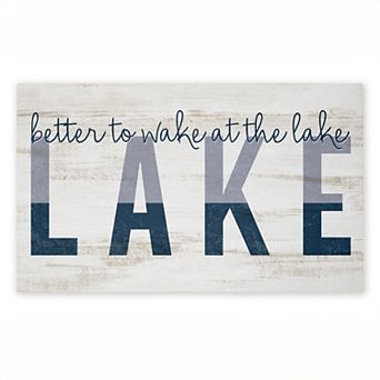 Stupell Home Decor Better To Wake At Lake Doormat