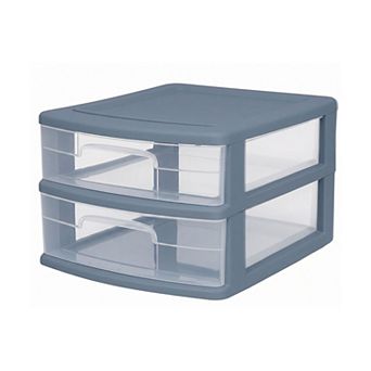 Homz Half Height Drawers Storage Organizer