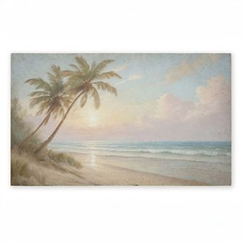 Stupell Home Decor Sunset View Beach Palms Doormat