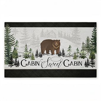 Stupell Home Decor Ivory Pines Cabin Doormat
