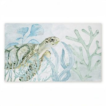 Stupell Home Decor Turtle In The Sea Doormat