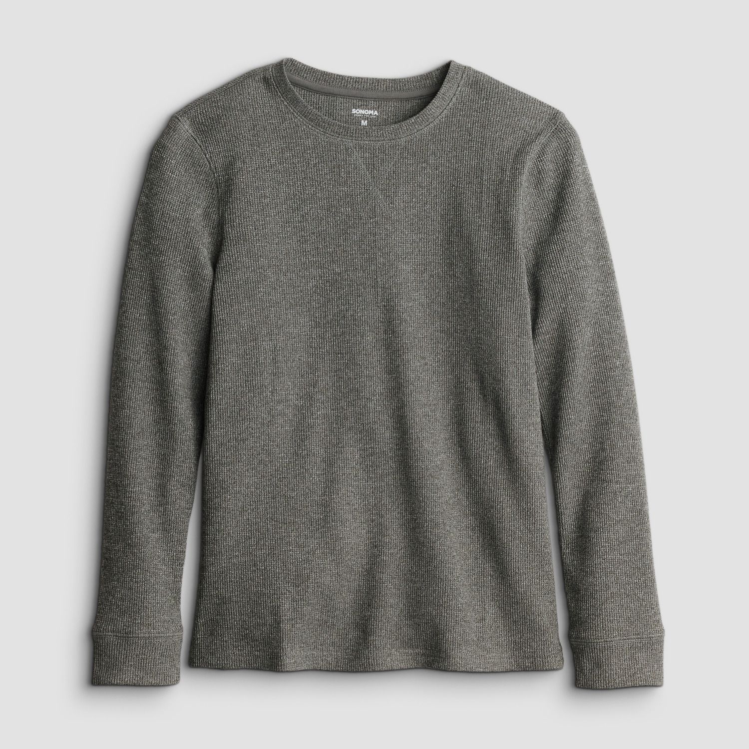 Boys 8-20 Sonoma Goods For Life® Supersoft Waffle Crew in Regular & Husky, цвет: Chasing Shadows — фото 1