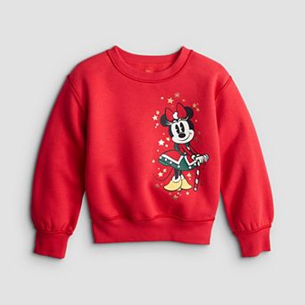 Toddler & Girls 4-12 Jumping Beans® Disney's Minnie Mouse Sensory Adaptive Crewneck Sweatshirt