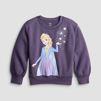 Toddler & Girls 4-12 Jumping Beans® Disney's Frozen Elsa Sensory Adaptive Crewneck Sweatshirt