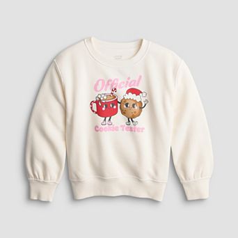 Toddler & Girls 4-12 Jumping Beans® Sensory Adaptive Crewneck Sweatshirt