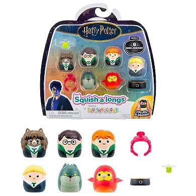 Squish-a-longs Harry Potter 6-Piece Mini Squish Collectible Figures