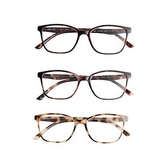 Women's Nine West 3-Pack Cat Eye Reading Glasses