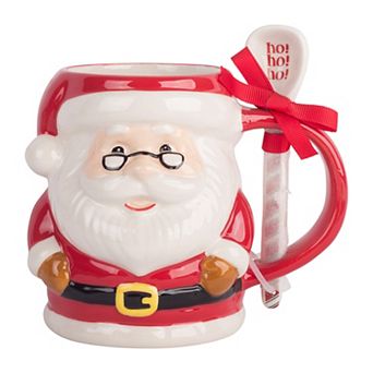 Retroware by Home Essentials Santa Mug & Mixing Spoon Set