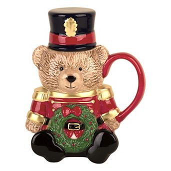 Retroware by Home Essentials Teddy Bear Nutcracker Ceramic Mug