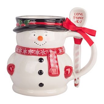 Retroware by Home Essentials Snowman Mug & Spoon Set