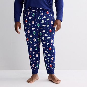Big & Tall Jammies For Your Families® Mix & Match Banded Pajama Bottoms