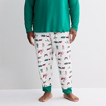 Big & Tall Jammies For Your Families® Mix & Match Banded Pajama Bottoms