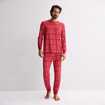 Men's Jammies For Your Families® Fair Isle Pajama Top & Pajama Bottoms Set
