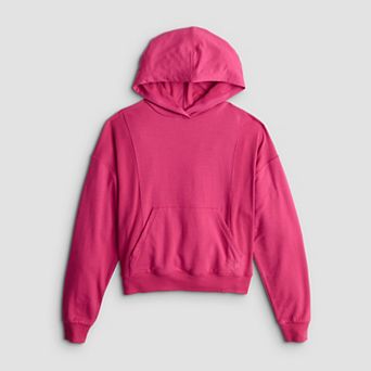 Girls 7-16 Tek Gear® Drapey Rib Trim Hoodie