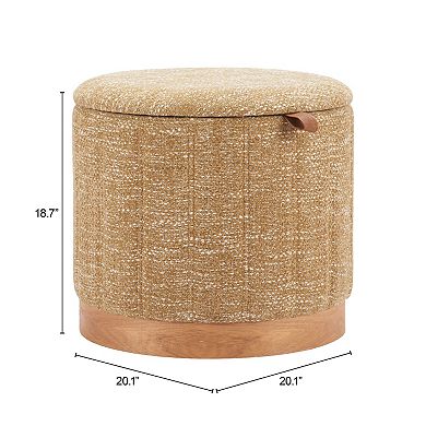 Zuo Modern Fije Storage Ottoman
