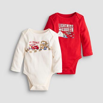 Baby Boy Disney / Pixar's Cars 2-Pack Bodysuit