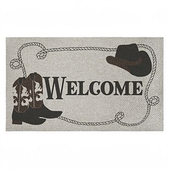 Stupell Home Decor Western Theme Welcome Mat