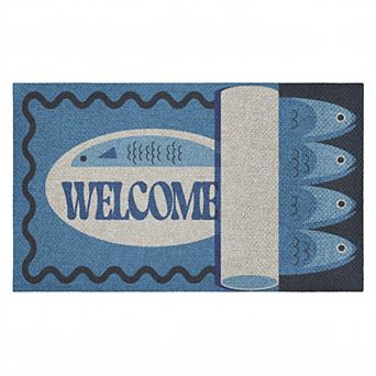 Stupell Home Decor Welcome Tuna Can Doormat