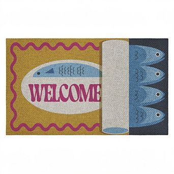 Stupell Home Decor Welcome Tuna Can Doormat